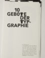 10 Gebote der Typografie