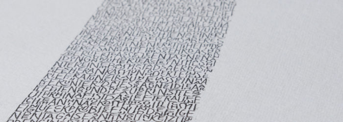 Nadja Schäffer, Typografieseminar bei Prof. Schmitz