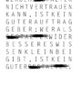 Typografische Gesetzte als experimentelles Material