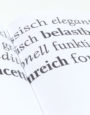 Typografie, Mediadesign Hochschule München bei Prof. Sybille Schmitz