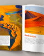 Reisemagazin. Editorial design (3. Semester): Hilal Yaser, Diana Hix Molinari, Laura Di Vita