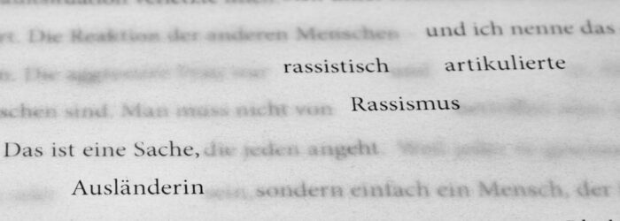 Laut und Leise. Textinszenierung.